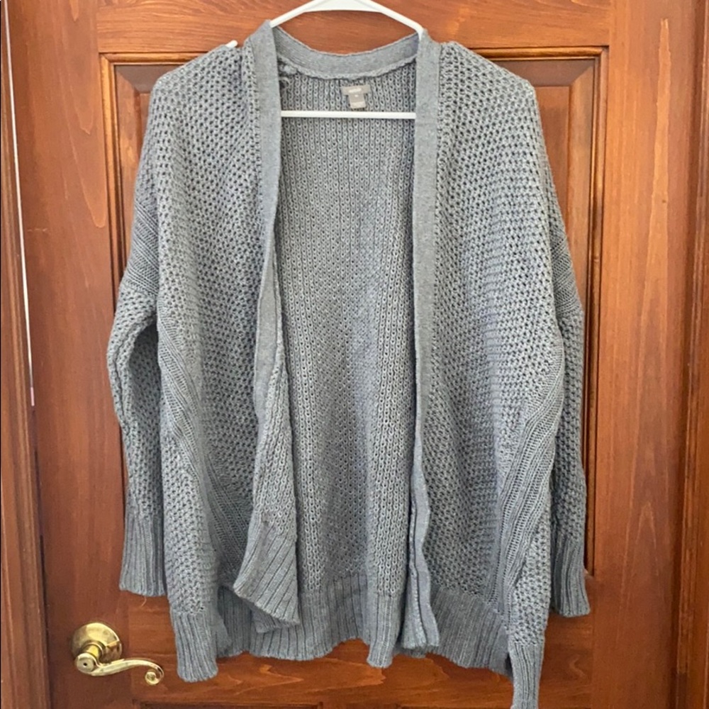 Aerie knitted gray cardigan
